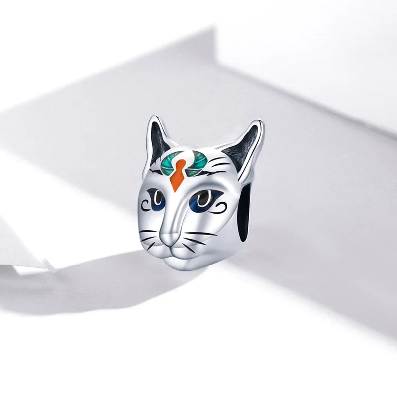 (imagem para) Charm Egito - Deus Gato Besti estilo Pandora - SCC1859 - Visualizar 2