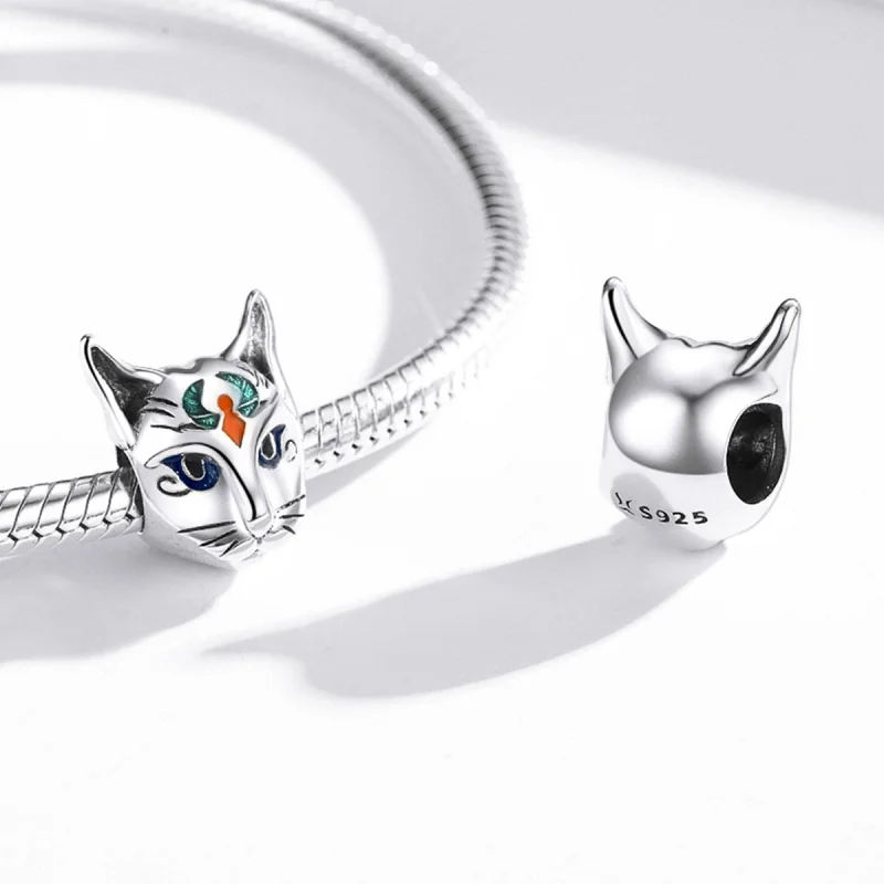 (imagem para) Charm Egito - Deus Gato Besti estilo Pandora - SCC1859 - Visualizar 4
