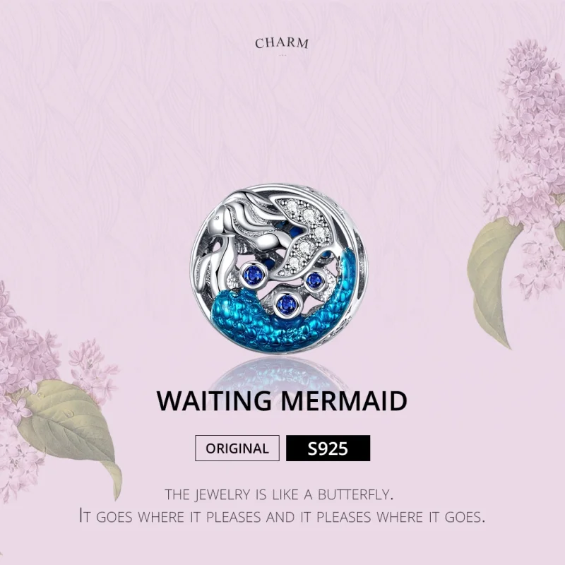 (imagem para) Charm Esperando pela sereia estilo Pandora - SCC1209 - Visualizar 2