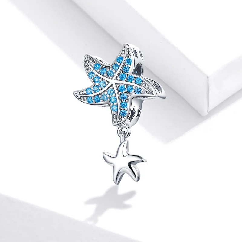 (imagem para) Charm Estrela-do-mar Oceânica estilo Pandora - BSC252 - Visualizar 2