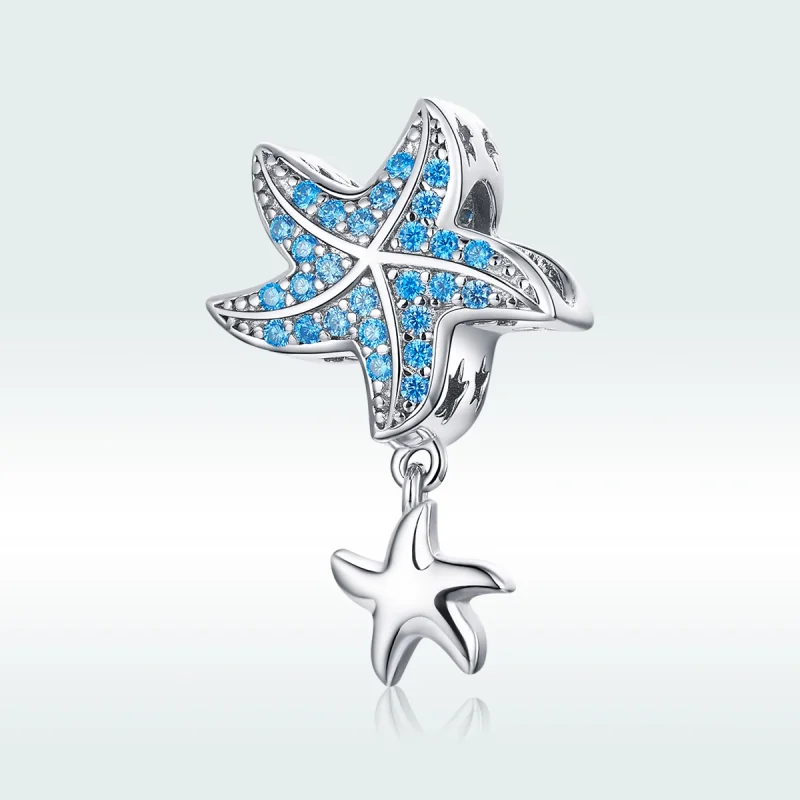 (imagem para) Charm Estrela-do-mar Oceânica estilo Pandora - BSC252 - Visualizar 5