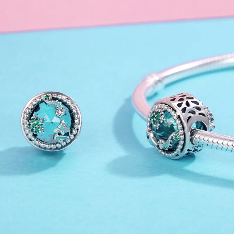 (imagem para) Charm Estrelas brilhantes estilo Pandora - SCC246 - Visualizar 4