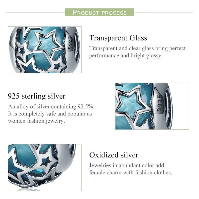 (imagem para) Charm Estrelas life Pandora - SCC411 - Visualizar 6