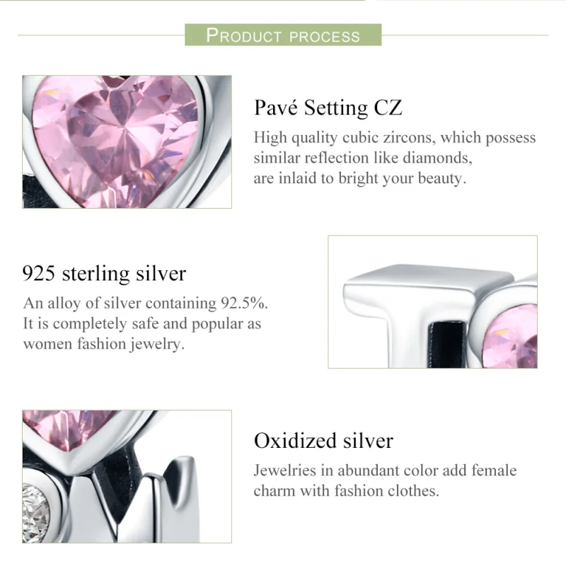 (imagem para) Charm Eu amo mamãe life Pandora - SCC579 - Visualizar 8