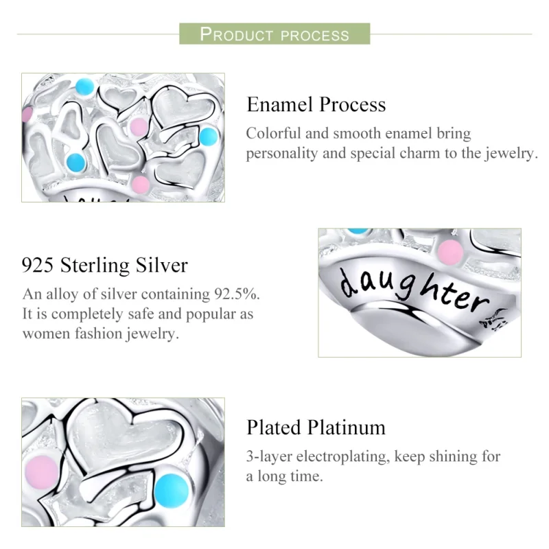 (imagem para) Charm Filha life Pandora - SCC1152 - Visualizar 4