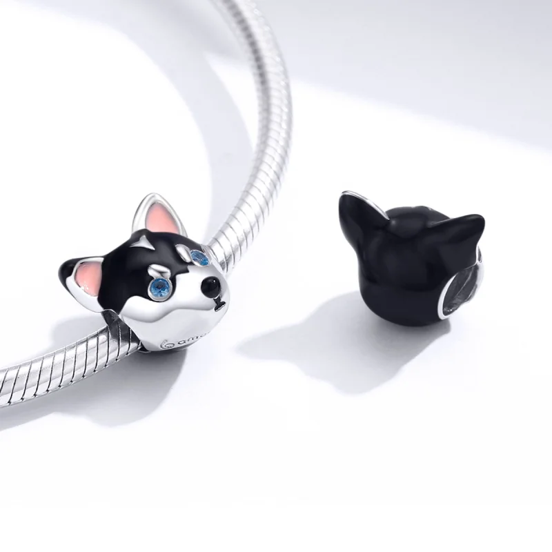 (imagem para) Charm Filhote de cachorro estilo Pandora - BSC191 - Visualizar 4
