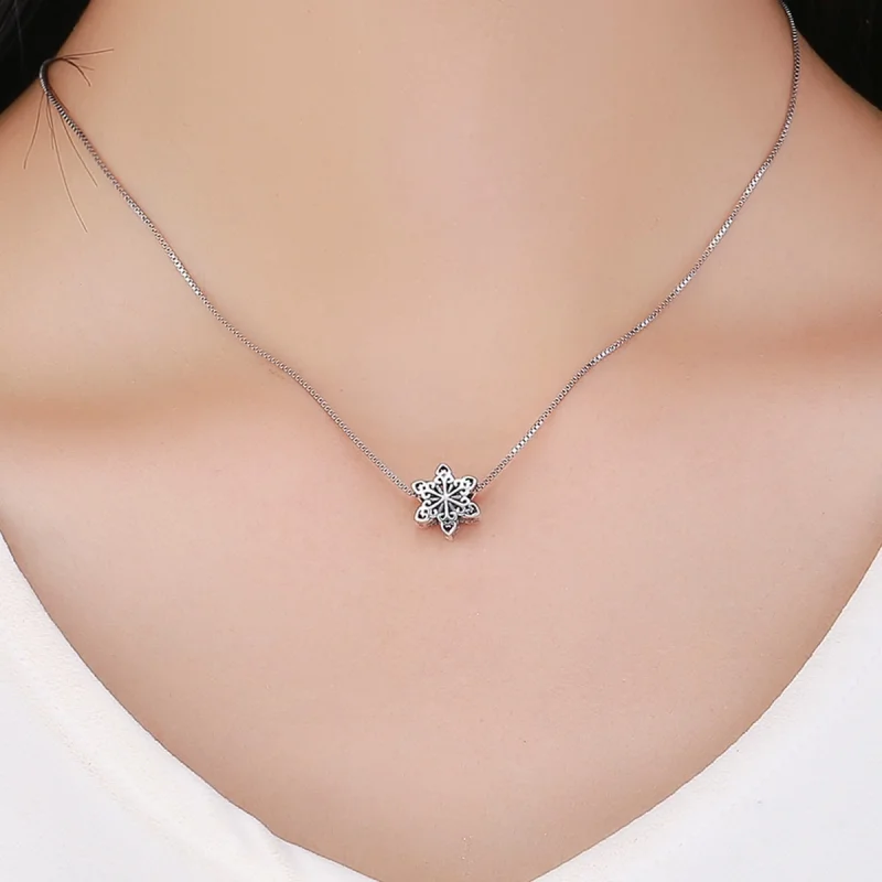 (imagem para) Charm Floco de neve cintilante estilo Pandora - SCC719 - Visualizar 5