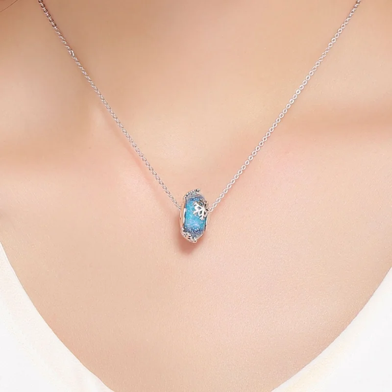 (imagem para) Charm Flocos de neve congelados de inverno estilo Pandora - SCC862 - Visualizar 5