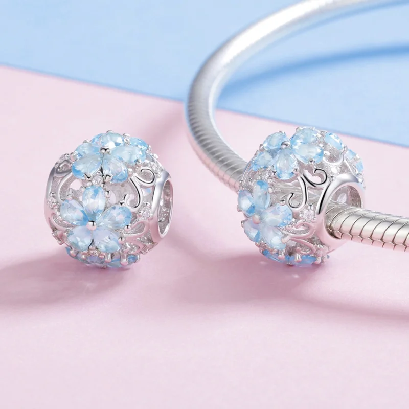 (imagem para) Charm Flocos De Neve Elegantes estilo Pandora - SCC941 - Visualizar 4