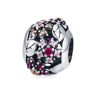 (imagem para) Charm Flor de cerejeira elegante estilo Pandora - SCC1446