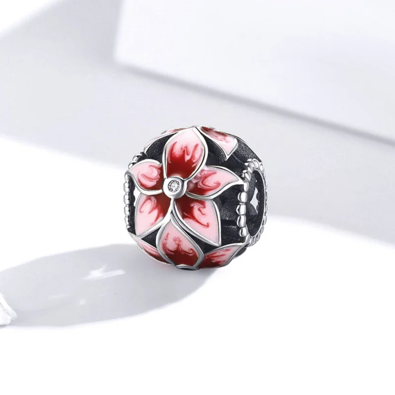 (imagem para) Charm Flor desabrochando estilo Pandora - SCC1707 - Visualizar 2