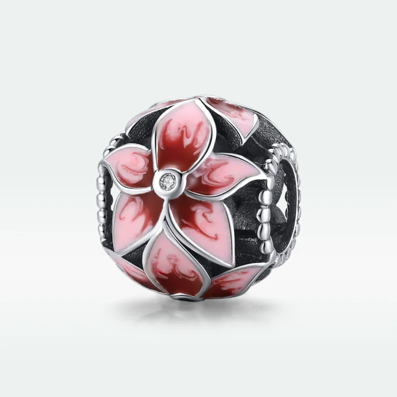 (imagem para) Charm Flor desabrochando estilo Pandora - SCC1707 - Visualizar 5