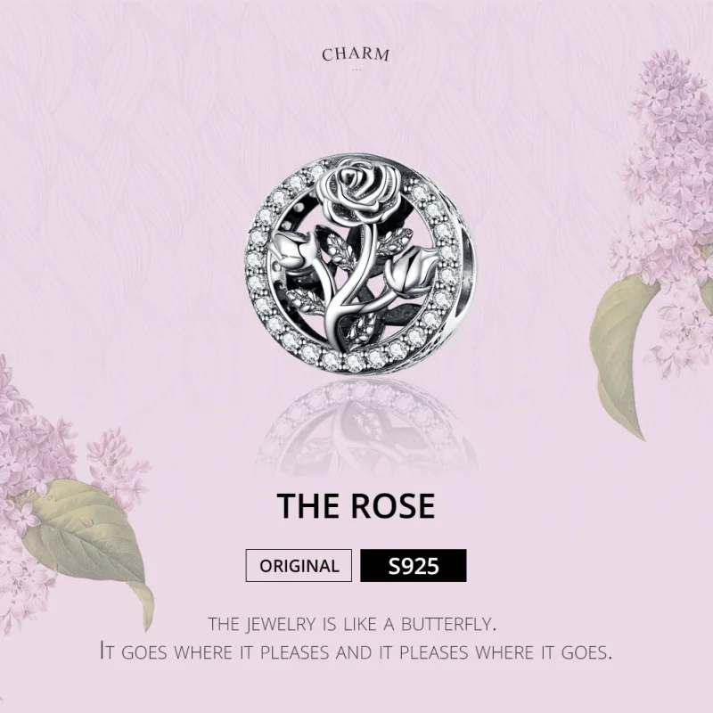 (imagem para) Charm Flor rosa life Pandora - SCC1189 - Visualizar 2