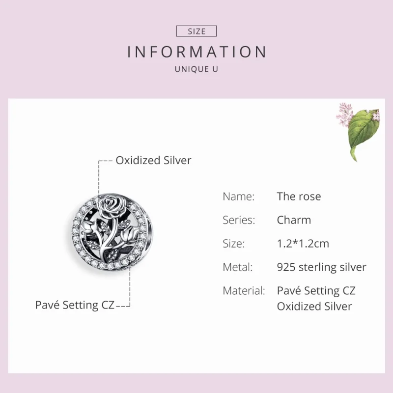 (imagem para) Charm Flor rosa life Pandora - SCC1189 - Visualizar 3