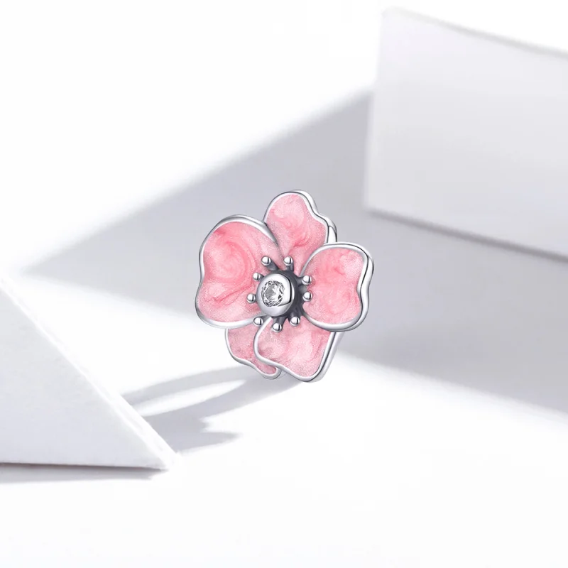 (imagem para) Charm Flor rosa life Pandora - SCC1729 - Visualizar 2
