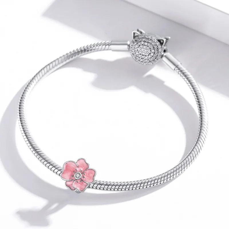 (imagem para) Charm Flor rosa life Pandora - SCC1729 - Visualizar 3