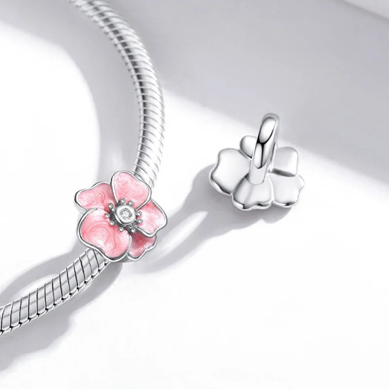 (imagem para) Charm Flor rosa life Pandora - SCC1729 - Visualizar 4