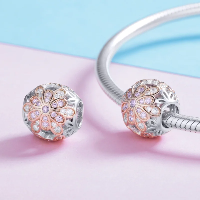 (imagem para) Charm Flores life Pandora - SCC922 - Visualizar 4