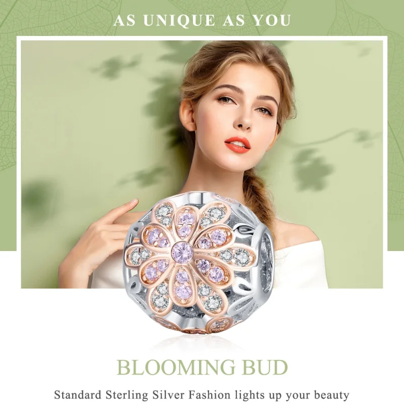 (imagem para) Charm Flores life Pandora - SCC922 - Visualizar 6