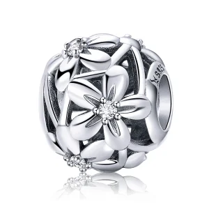 Charm Forma de flor life Pandora - SCC729 (imagem para) Charm Forma de flor life Pandora - SCC729