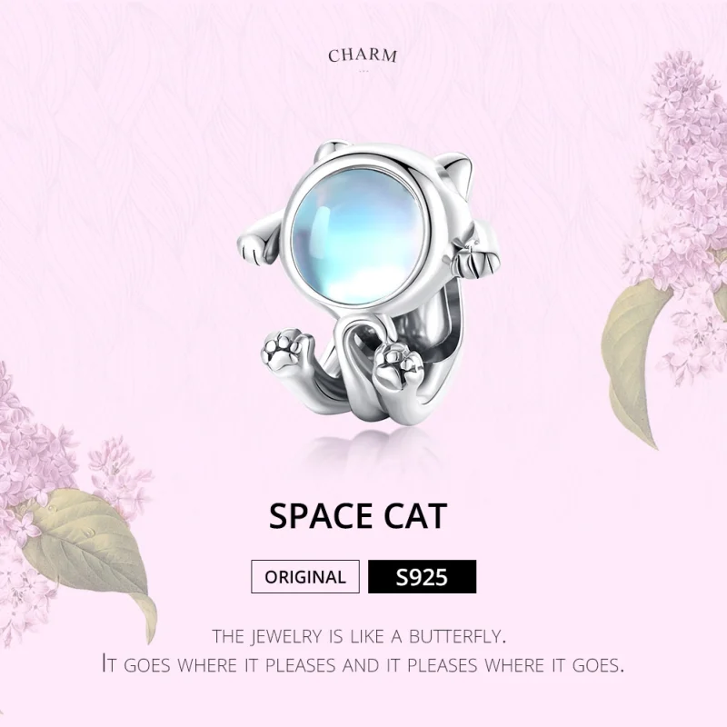 (imagem para) Charm Gato do Espaço life Pandora - SCC1697 - Visualizar 6