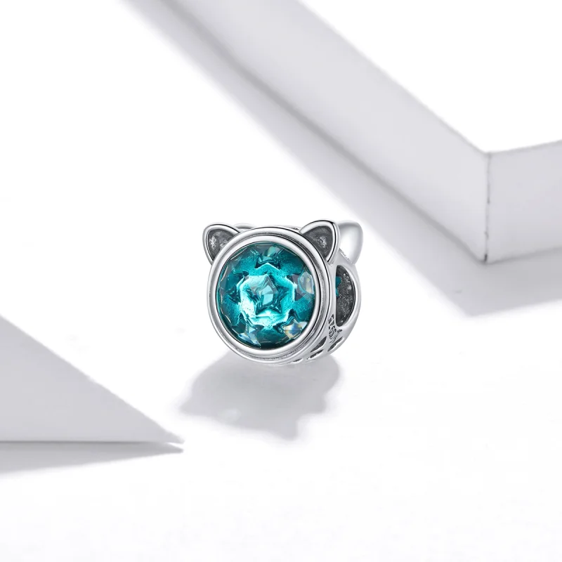 (imagem para) Charm Gato-teal life Pandora - SCC1800 - Visualizar 2