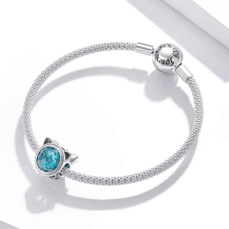 (imagem para) Charm Gato-teal life Pandora - SCC1800 - Visualizar 3