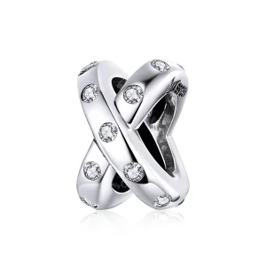 (imagem para) Charm Geometria Simples estilo Pandora - SCC1515