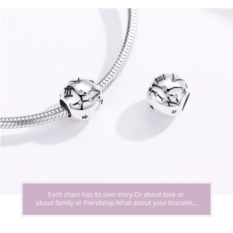 (imagem para) Charm Gêmeos life Pandora - SCC1218-3 - Visualizar 8