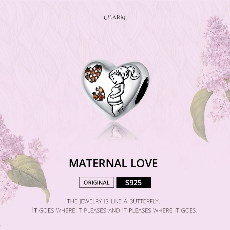 (imagem para) Charm Gravidez de nova mamãe estilo Pandora - SCC1589 - Visualizar 6