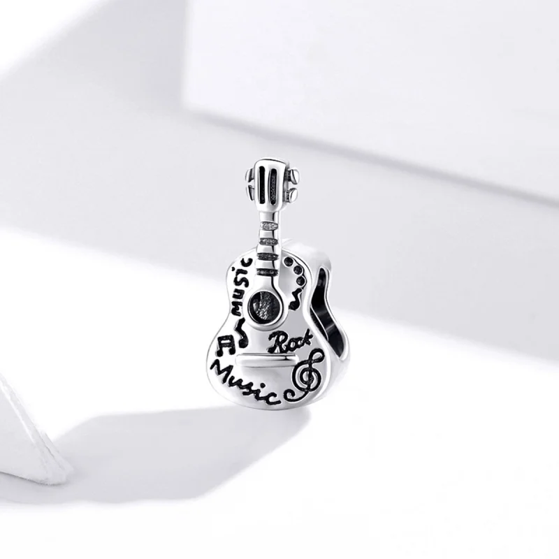 (imagem para) Charm Guitarra simples estilo Pandora - SCC1708 - Visualizar 2