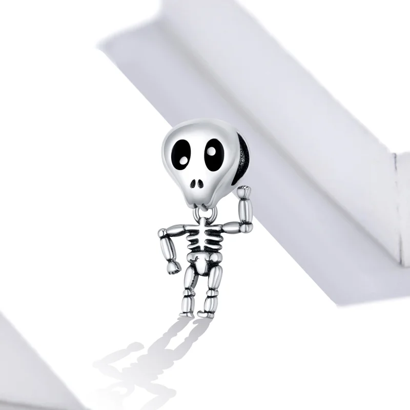 (imagem para) Charm Homem caveira de halloween estilo Pandora - SCC1617 - Visualizar 2