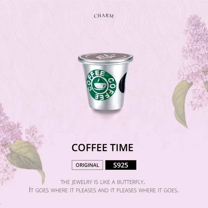 (imagem para) Charm Hora do café life Pandora - SCC1545 - Visualizar 6