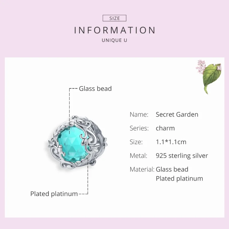 (imagem para) Charm Jardim Cecret life Pandora - BSC105 - Visualizar 7