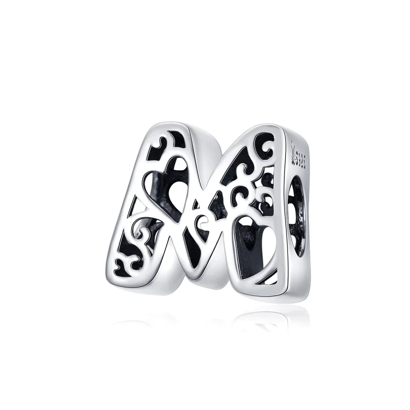 (imagem para) Charm Letra Mágica M estilo Pandora - SCC1229-M