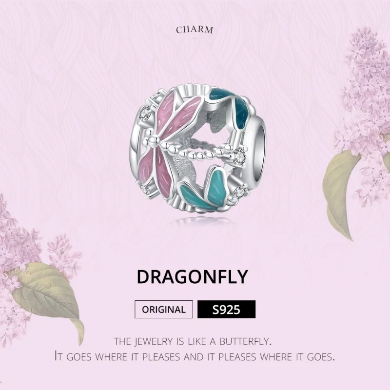 (imagem para) Charm Libélula life Pandora - BSC198 - Visualizar 6