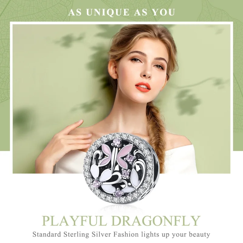 (imagem para) Charm Libélula life Pandora - SCC757 - Visualizar 6