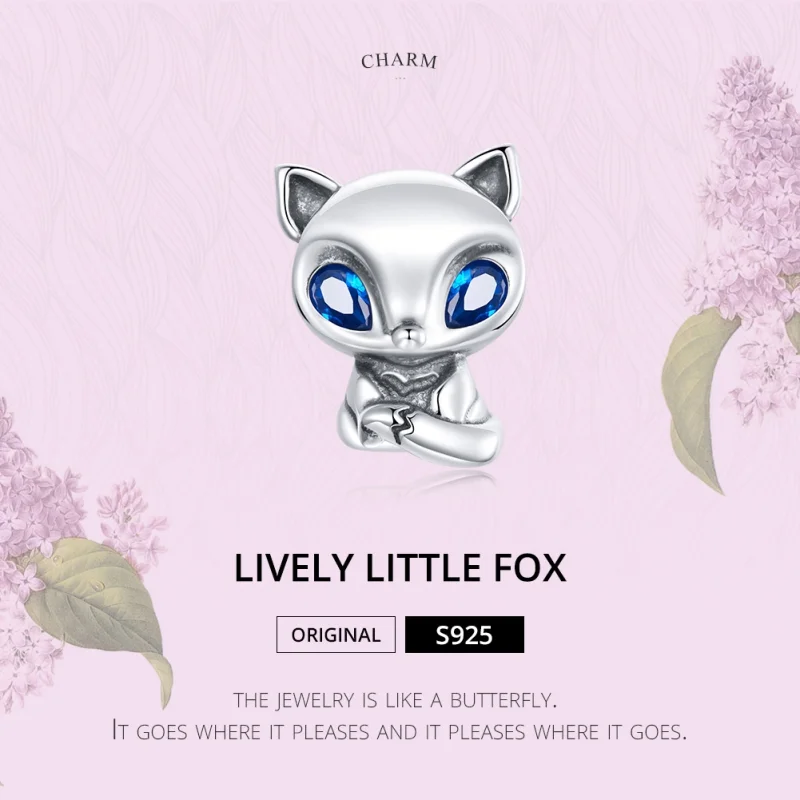 (imagem para) Charm Lively Little Fox estilo Pandora - SCC1808 - Visualizar 6
