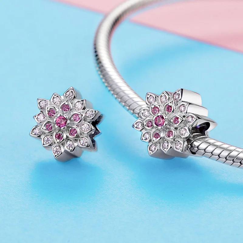 (imagem para) Charm Lótus vermelho life Pandora - BSC038 - Visualizar 3