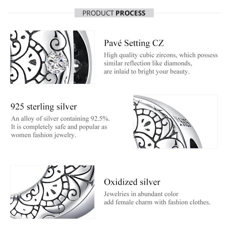 (imagem para) Charm Lua crescente life Pandora - SCC1604 - Visualizar 7