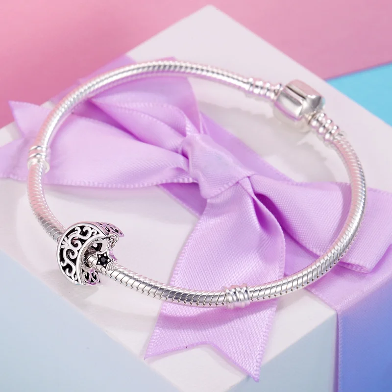 (imagem para) Charm Lua e estrela life Pandora - SCC483 - Visualizar 5