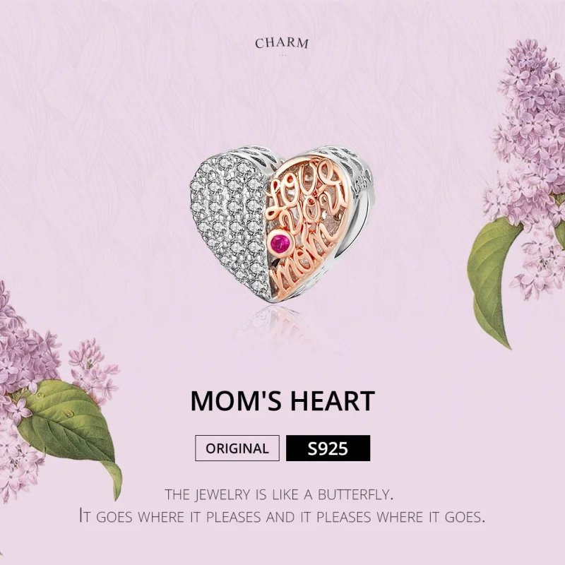 (imagem para) Charm Mamãe coração life Pandora - SCC1173 - Visualizar 2