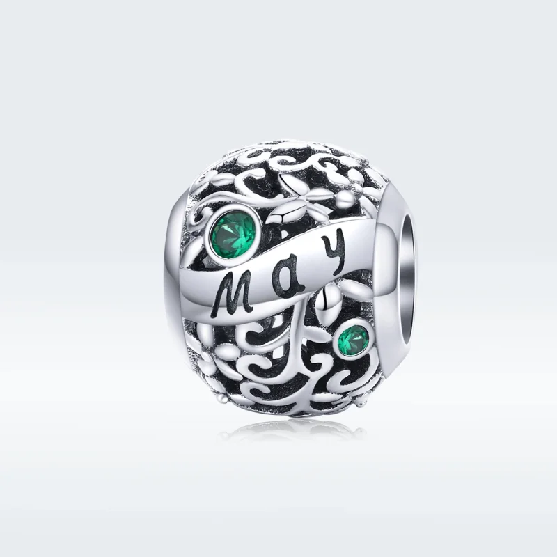 (imagem para) Charm May Birthstone estilo Pandora - SCC1385-5 - Visualizar 5