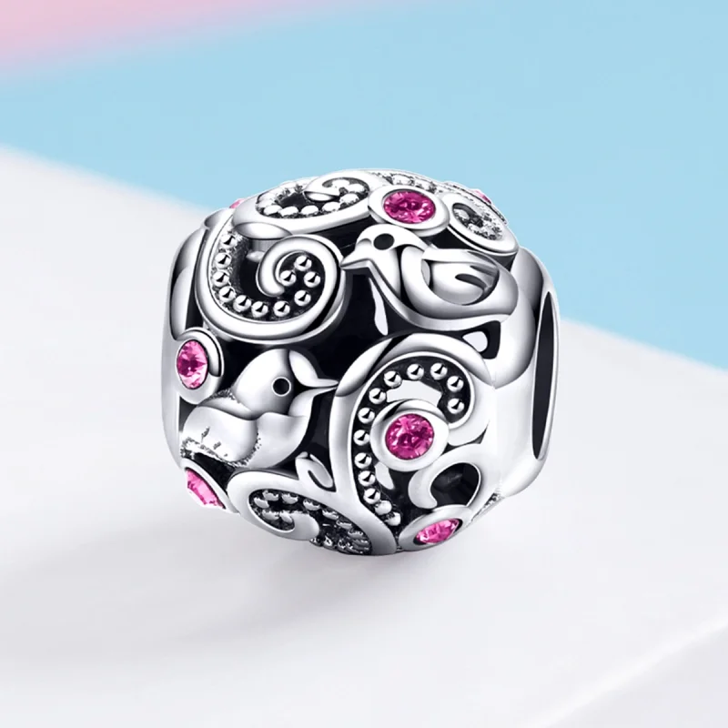 (imagem para) Charm Mensagem de Amor estilo Pandora - SCC1014 - Visualizar 2