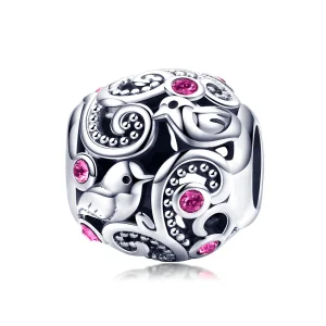 Charm Mensagem de Amor estilo Pandora - SCC1014 (imagem para) Charm Mensagem de Amor estilo Pandora - SCC1014