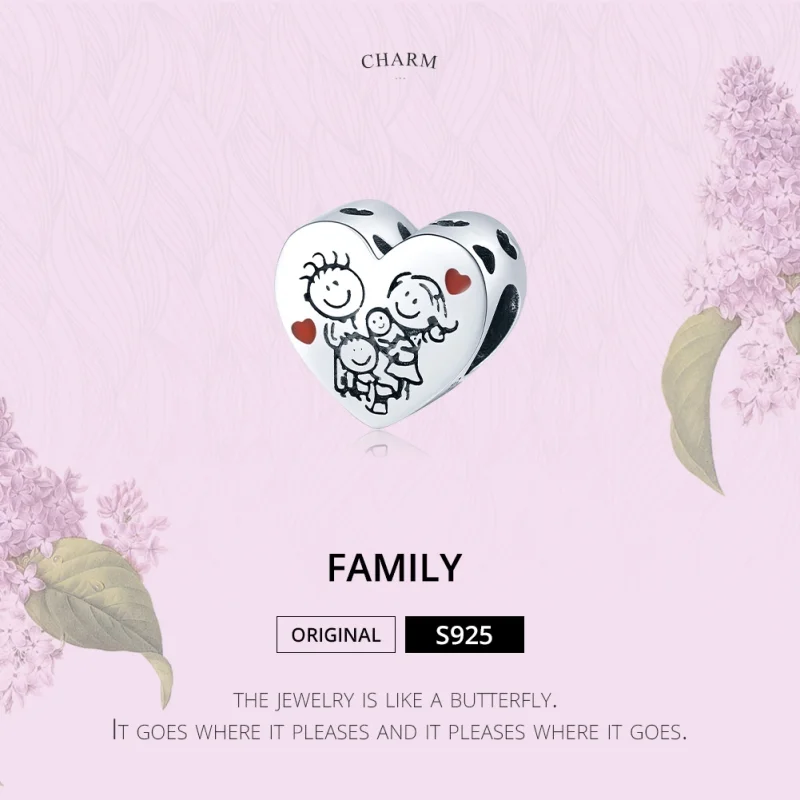(imagem para) Charm Minha família life Pandora - BSC237 - Visualizar 6