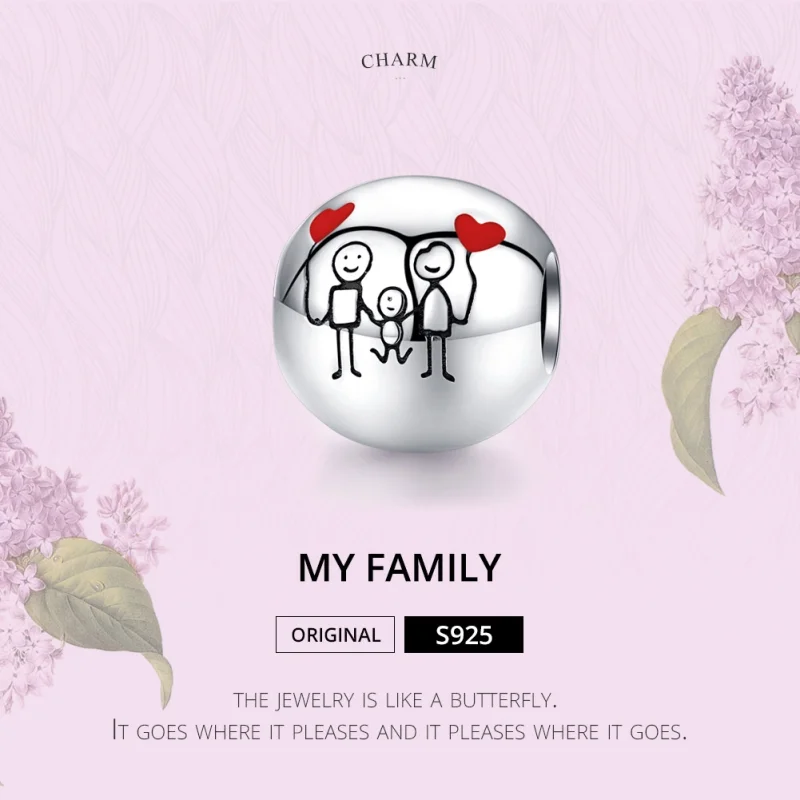 (imagem para) Charm Minha família life Pandora - SCC1339 - Visualizar 6