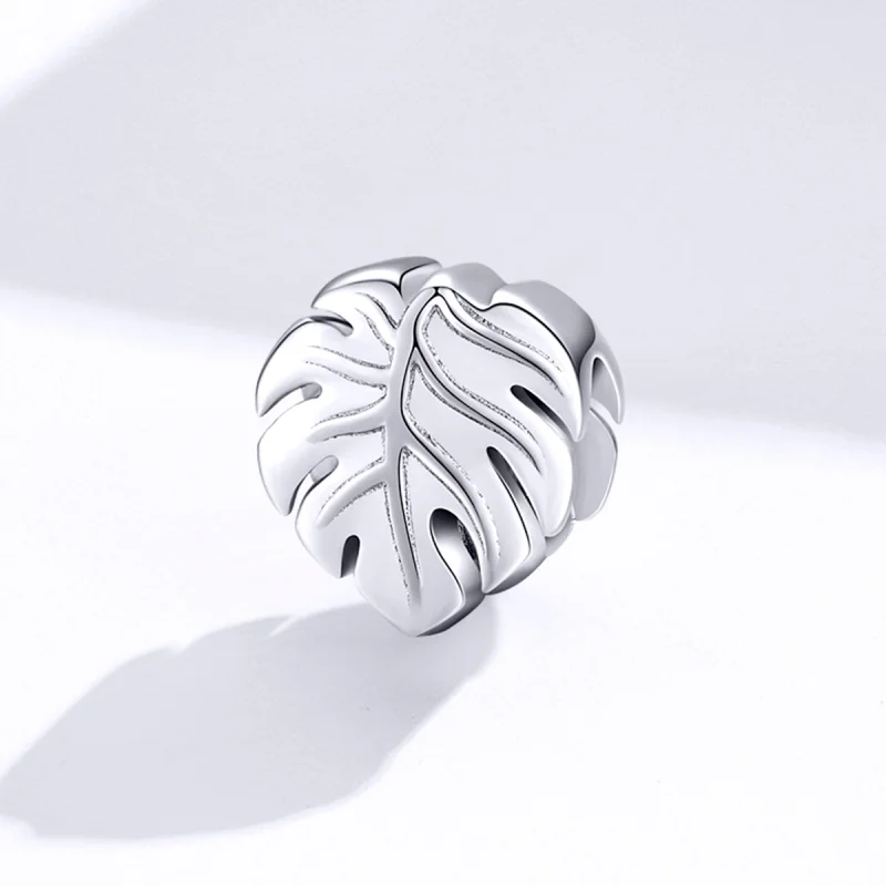 (imagem para) Charm Monstera Deliciosa estilo Pandora - BSC141 - Visualizar 2
