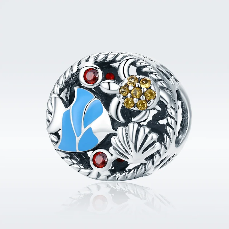 (imagem para) Charm Mundo Subaquático estilo Pandora - SCC683 - Visualizar 2