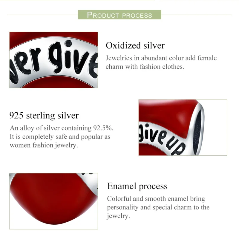 (imagem para) Charm Não desista life Pandora - SCC808 - Visualizar 7